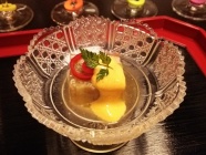 京長茄子カニ身ゼリー寄せ加減酢 京長茄子カニ身ゼリー寄せ加減酢